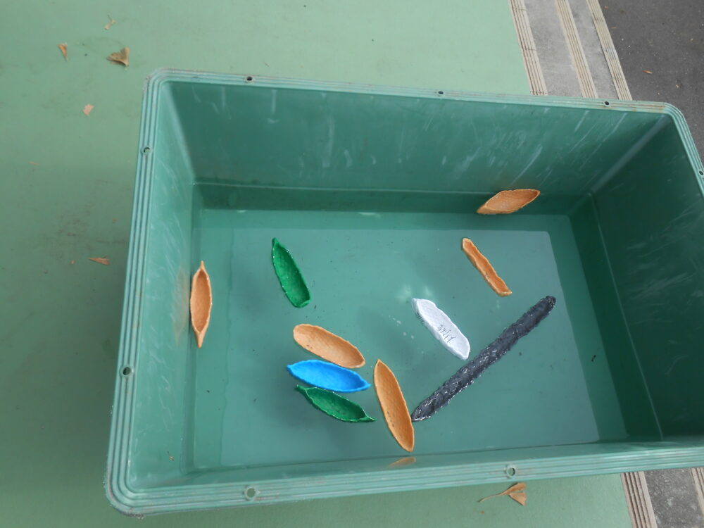 C科体験授業【C2】「コンクリートを模した材料で”水に浮かぶカヌー”を作る」が開講されました